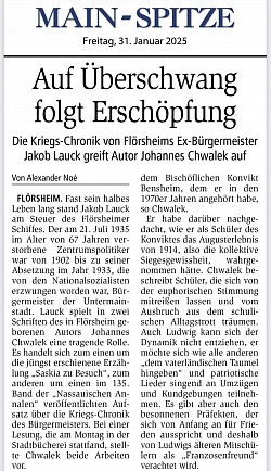 Main-Spitze, Freitag, 31. Januar 2025_Teil_1